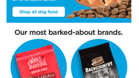 Petco 'Change Courses' Email